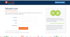 Desktop Screenshot of nikadel.com